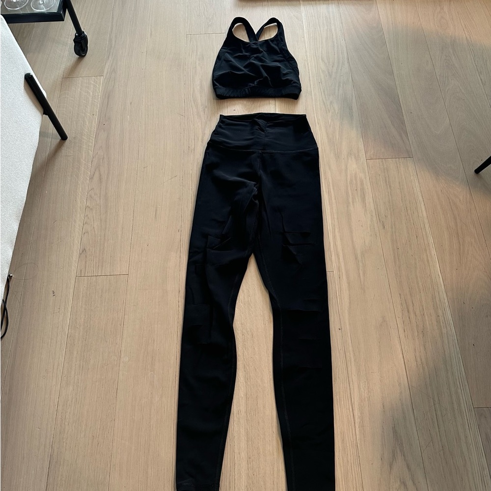ALO Ripped Warrior workout set - XS